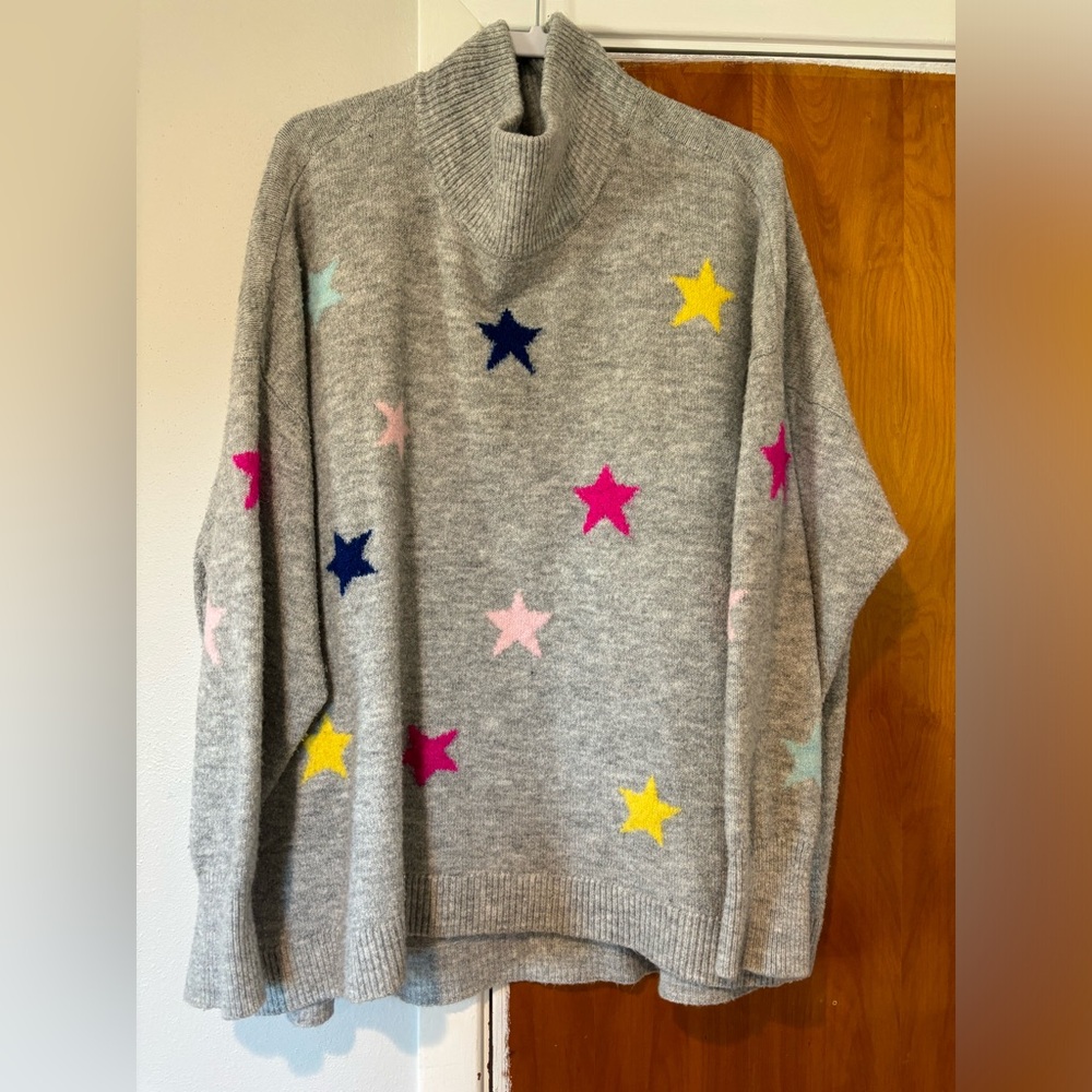 Soft and warm funnel-neck tunic sweater by crown and ivy! Size XXL (oversized!)